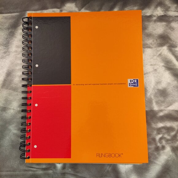 Hardcover Oxford International Meeting Book Fling Book Notebook - Picture 1 of 3